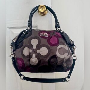 Coach Signature Satin Satchel